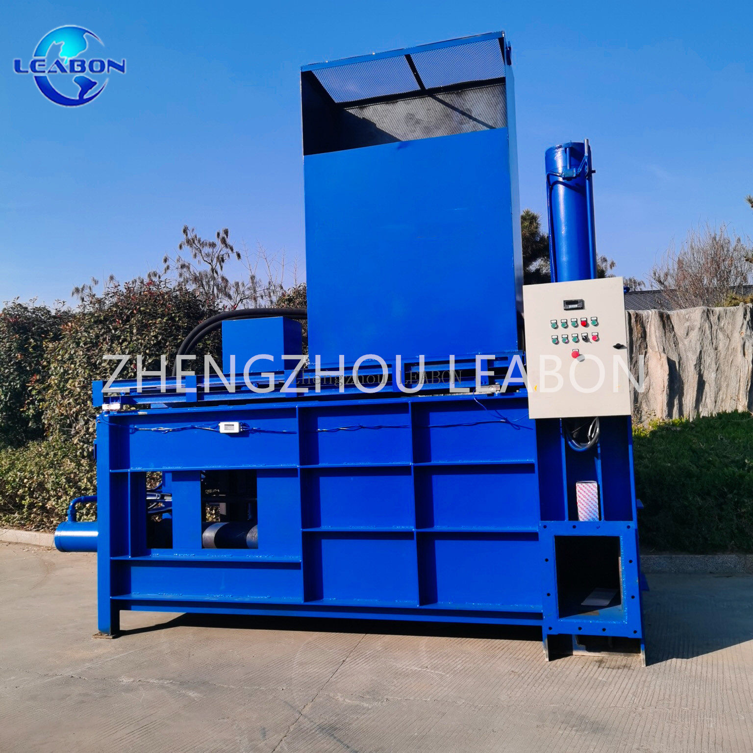 3 Cylinders Grass Hay Silage Square Baler Silage Packing Machine