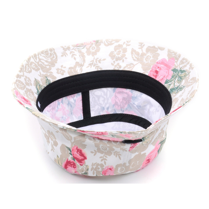 cotton flower bucket hat 