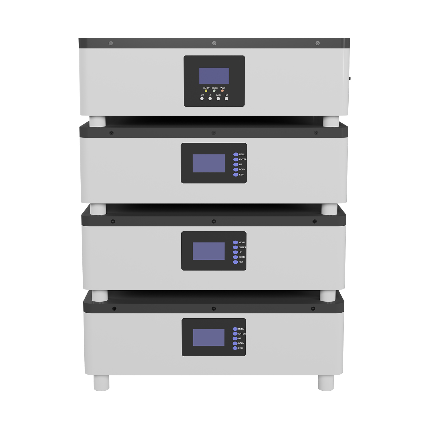 Stacked Lithium Iron Phosphate Battery Energy Storage System LFP-HESS-512100 51.2V100AH for House Power Storage 