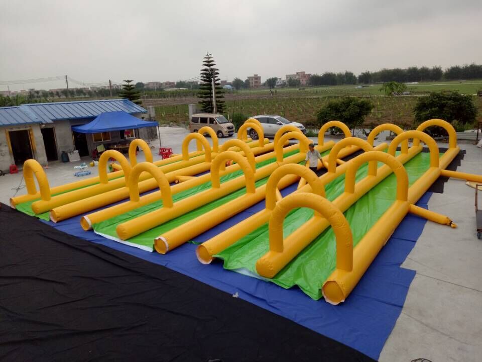 The city water slide-let us slide the city this summer