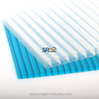 Plastic Roofing Panels Durable Polycarbonate Hollow Sheets PC Roofing Sheets
