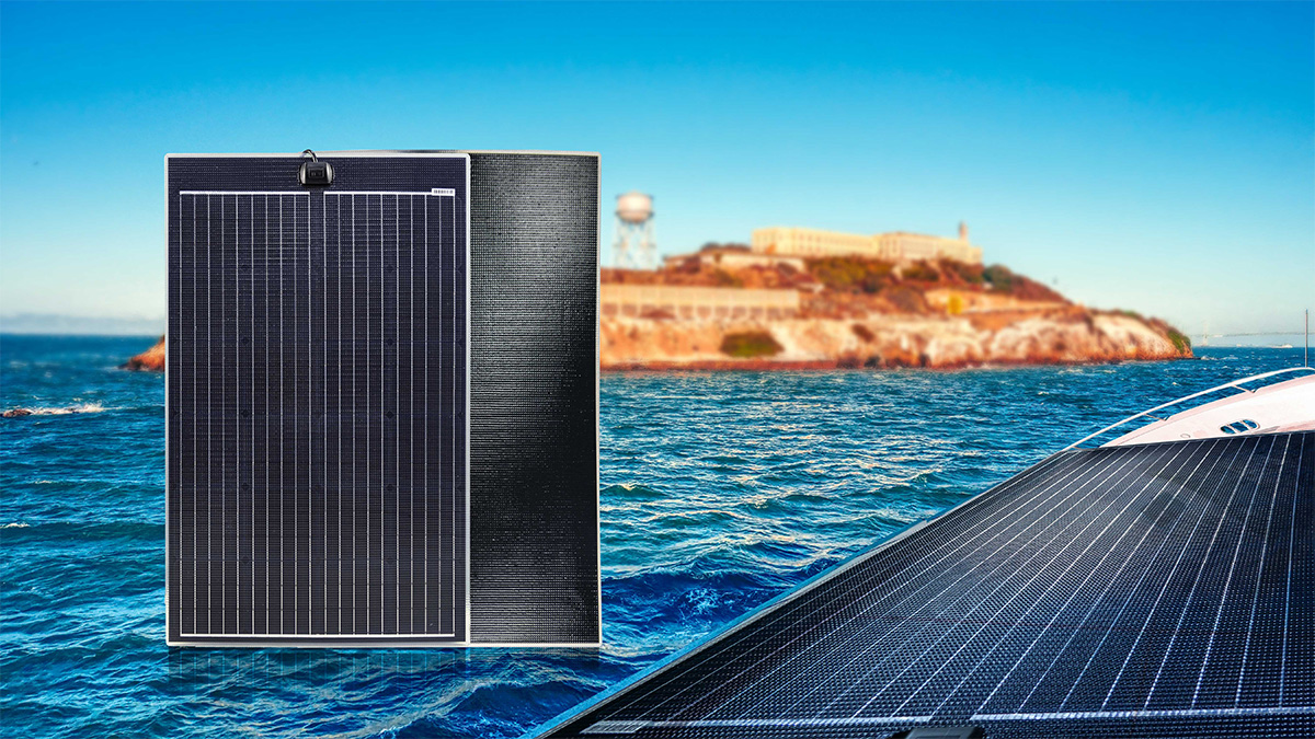 Sungold Lanza un panel solar semi-flexible - Serie Lee para uso marino