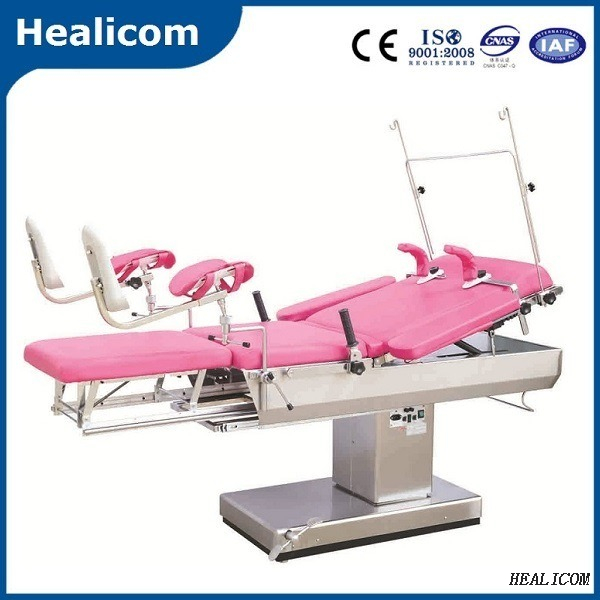 Medical Surgical Electric Hydraulic Obstetric Delivery Bed Operation Gynaecology Table with Low