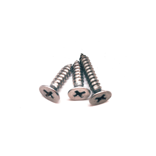 ANSI/ASME B 18.6.5M Tornillo de cabeza avellanada ranurada empotrada en cruz de acero inoxidable