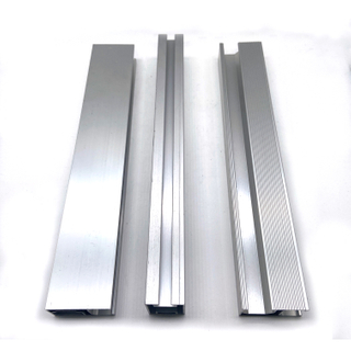 Perfil solar de extrusión de aluminio personalizado de alta calidad