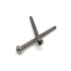 Acero inoxidable SS316 SS304 Fijaciones de hormigón Botón Tornillo autorroscante de madera con cabeza de sartén