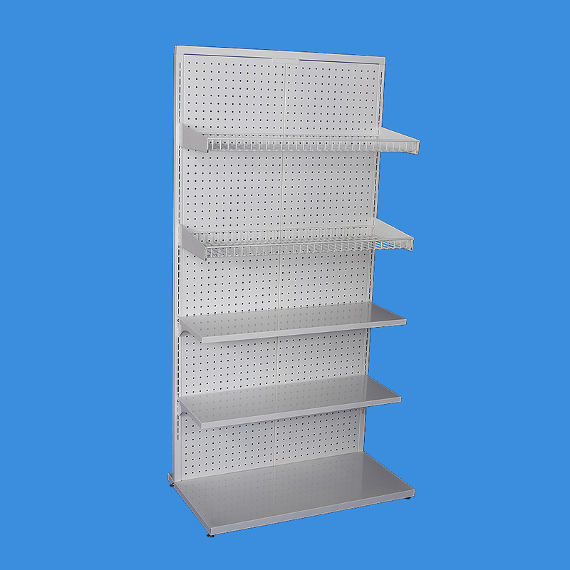 steel pegboard universal folding adjustable supermarket shelf(PH2307D