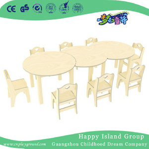 幼儿园儿童木制组合桌(HJ-4501)
