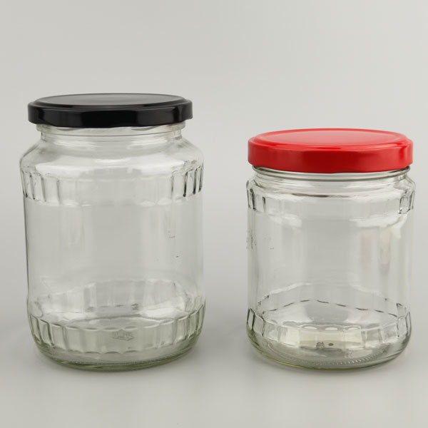 550ml Glass Jar with Metal Lid for Food Packing Empty Jar