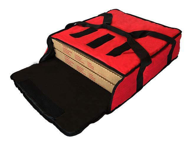 superior quality Best Reusable red pizza food delivery insulated cooler bag