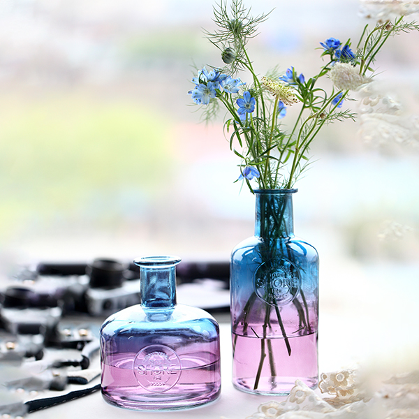 Colorful Glass Bottle for Centerpiece Wedding Home Decoration 