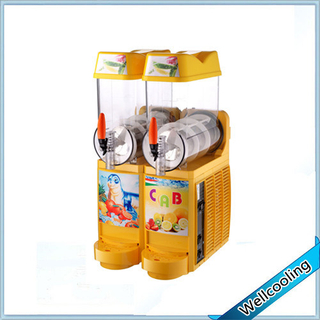 Xrj-12lx2 Double Bowls 24L Yellow Granita Smoothie Ice Slush Machine