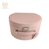 Pink Round Hat Storage Box with Lid, Stuffed Animal Toy Storage Box, Large Pop-Up Hat Storage Bag, Men And Women Travel Hat Box