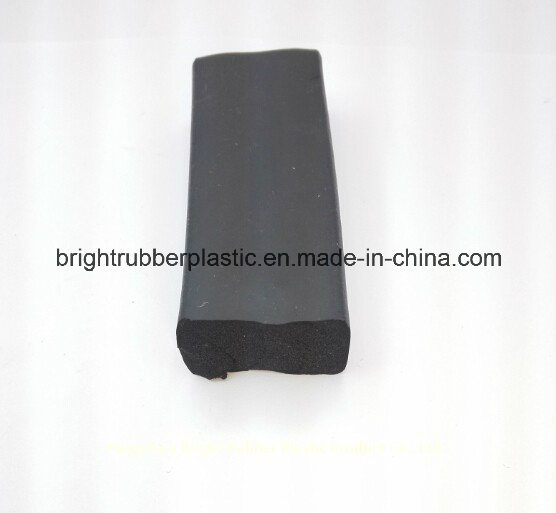 New Molded Black Foam Rubber Block