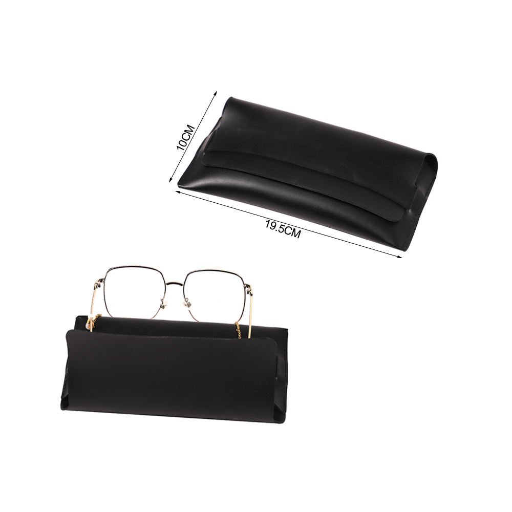 PU Soft Eyeglass Pouch - Pouch for Glasses Microfiber Screen Cleaning Bag Glasses Case, Eyeglass Safety Pouch Box with Belt Clip