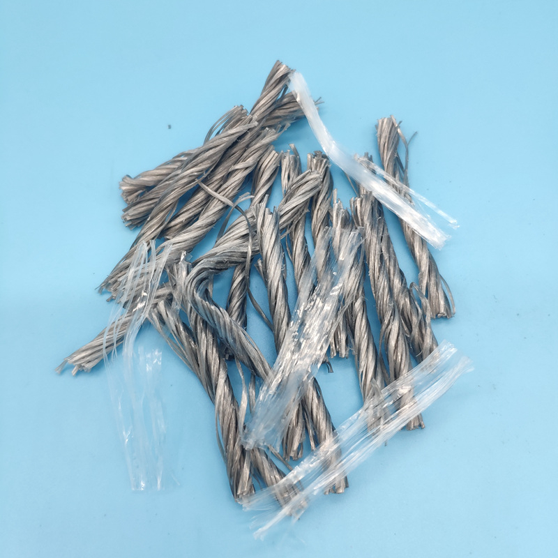100% de copolímero virgen polipropileno macro fibra sintética 54mm FORTA FERRO