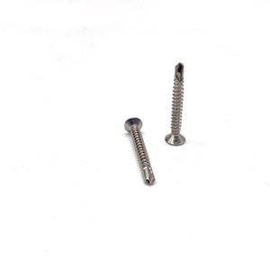 SS316 SS304 China Factory Supply Hardend vis autoperceuses à tête fraisée