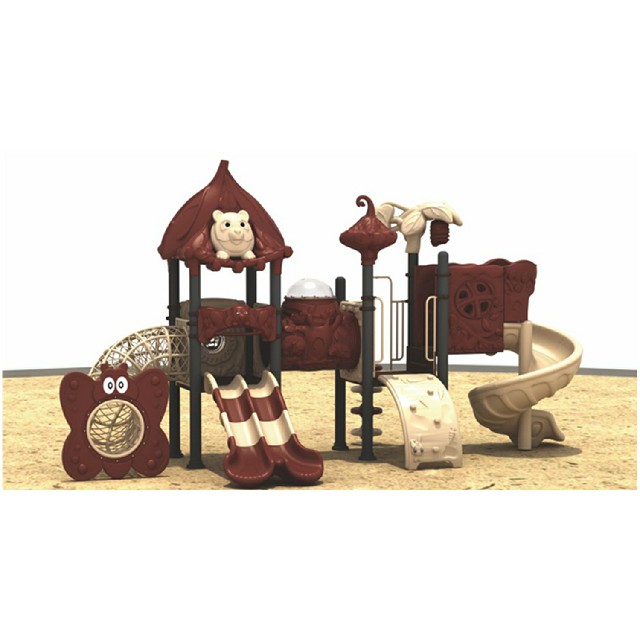 Große Kinder im Freien Piratenschiff-Spielplatz aus Kunststoff (ML-2004202)
