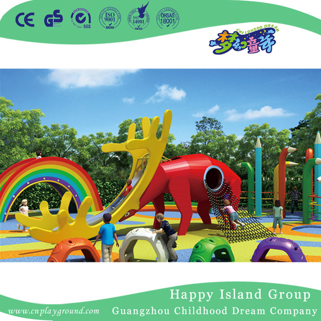 Los niños pequeños al aire libre de alta calidad Parrot Animal Playground (HHK-3701)