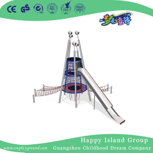 Outdoor New Design Trampoline Combination Playground With Slide (HHK-7901)