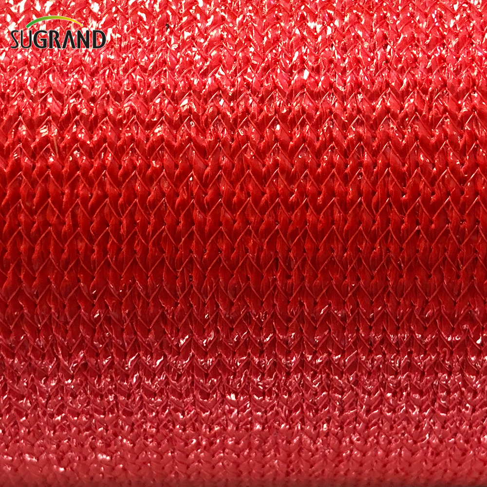 Red impermeable roja de la sombra de 320gsm/red de la sombra del carport