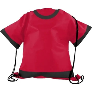 Custom Sports Football Fans Polyester T Shirt Drawstring Bag T-Shirt Sport Packs
