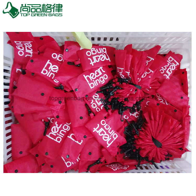 Shopping Polyester Foldable Bag with a Small Pouch (TP-FB167)