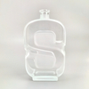 790ml Letter-shaped glass wine packing bottle