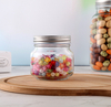Mason Jars with Regular Lids and Bands, Ideal for Meal Prep, Jam, Honey, 