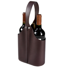 Wine Box Manufacturer PU leather luxury leather wine travel case