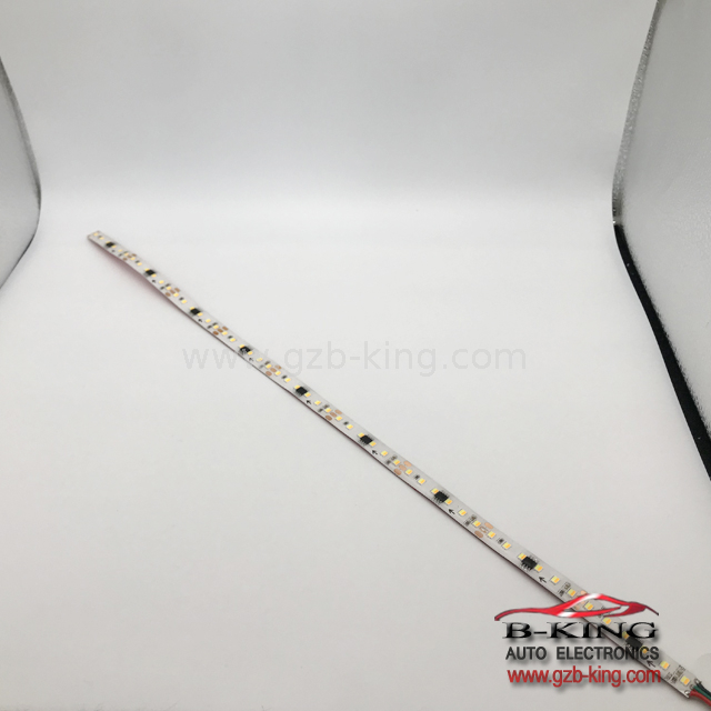 45CM amber scan dual color white/amber flexible streamer DRL LED strip 