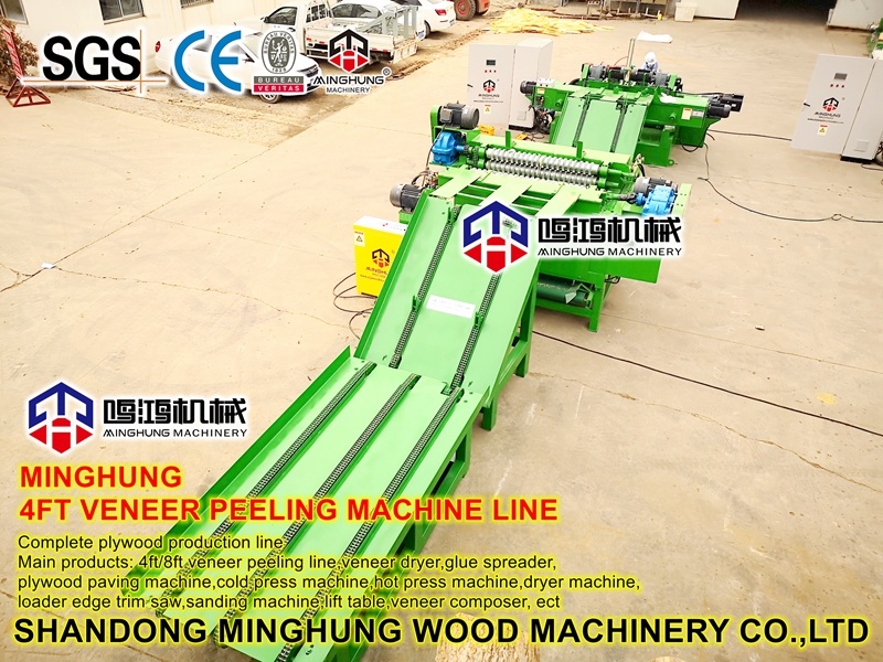 Mesin Bubut Veneer Log Baru Kuat 1400mm