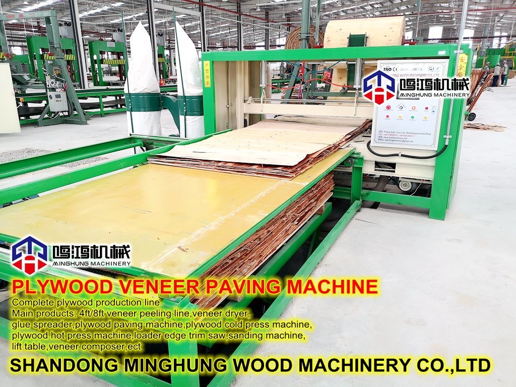 Mesin Pembentuk Veneer Kayu Lapis untuk Paving Veneer Kayu