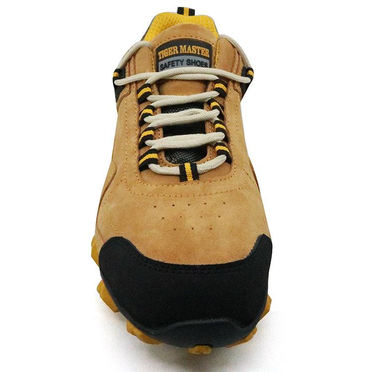 Cemented rubber sole CE steel toe cap stylish sport safety shoes work