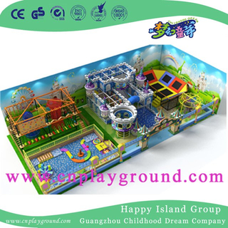 Удивительный новый дизайн Крытый океан Детская площадка Naughty Castle для детей (HD-16SH02)
