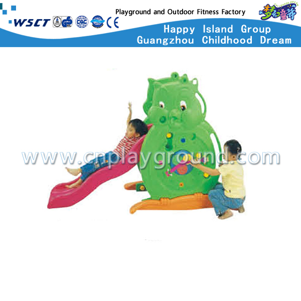 户外学校塑料玩具幼儿小型滑梯游乐设备 (M11-09401)