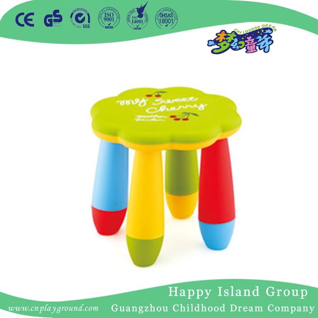 Kleine Pflaume-Blüten-Modell-Kindergarten-Kind-Plastikstuhl (HG-5302)