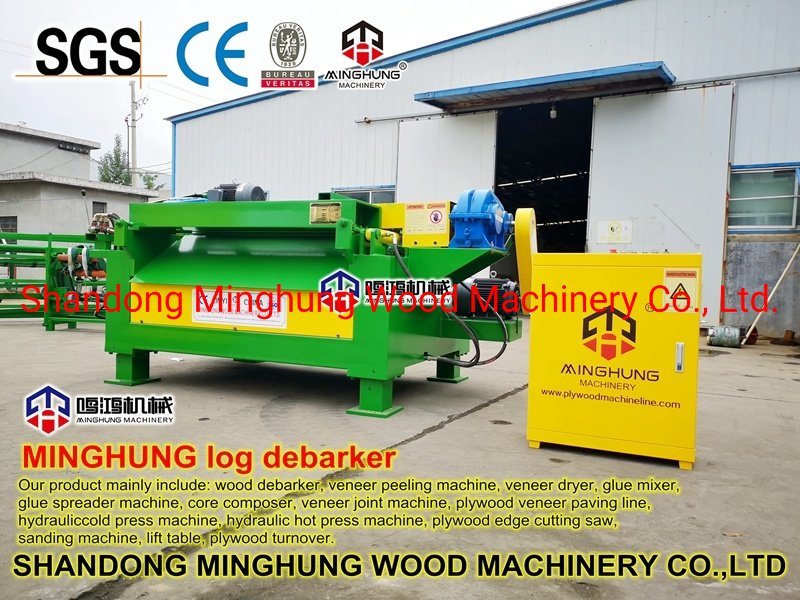 Wood Log Debarker untuk Debarking Tree Barks