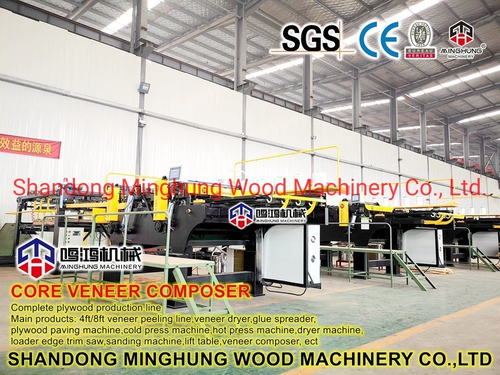 Mesin Penyusun Sambungan Lembar Veneer Inti