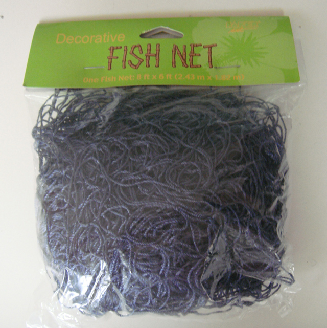 Polyester purple color 30gsm ornamental netting/decorative net