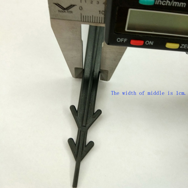 12.1cm length PP Black color plastic ground pegs,ground cover pins ,plastic nail