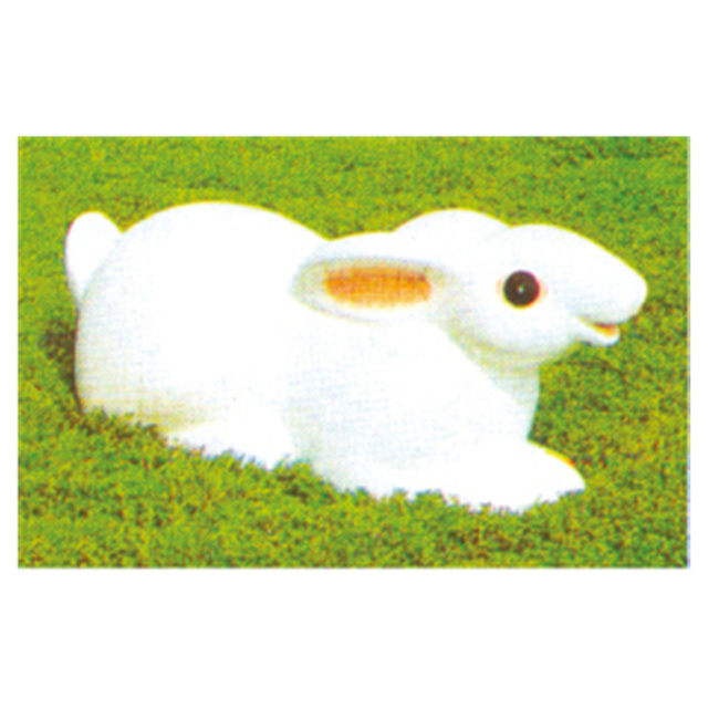 Cartoon-Kaninchen-Cartoon-Tierskulptur im Freien zum Verkauf (HD-18910)
