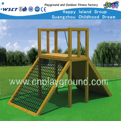 厂家定制的木质儿童攀爬架游乐设备(HF-17601)