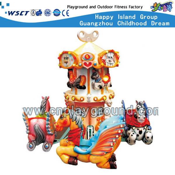 Cartoon-Design-Karussell-Fahrspielplätze im Freien für Kinder (A-11602)