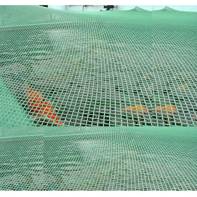 HDPE 18gsm green color pond net with peg, applied for pond, cover the pond,