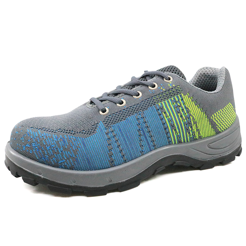 PU injection steel toe warehouse sport type safety shoes breathable ...