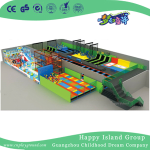 Große Indoor-Familien-Komplett-Kombinations-Trampolin-Ausrüstung (HF-19705)