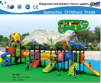 Outdoor Kinder Dolphin Sea Breeze verzinktem Stahl Spielplatz auf Lager (HC-8301)