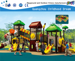 Neuer kommerzieller großer Outdoor-Kinderbaumhaus Spielplatz aus verzinktem Stahl (HD-1002)
