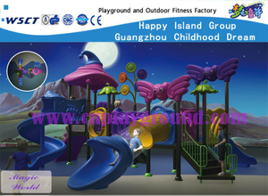 Magic World Spielhaus im Freien Kinder Gemüse Spielplatz aus verzinktem Stahl (HF-13401)